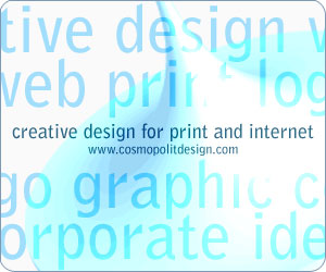 creative design for print and internet by cosmopolit studio london